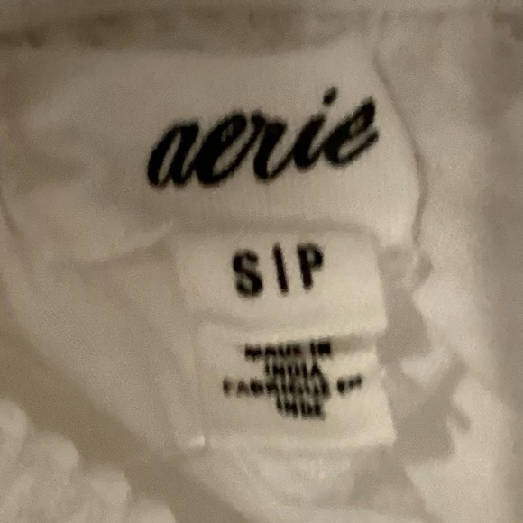 Aerie White Lace Ruffle Mini Skirt - Picture 2 of 8